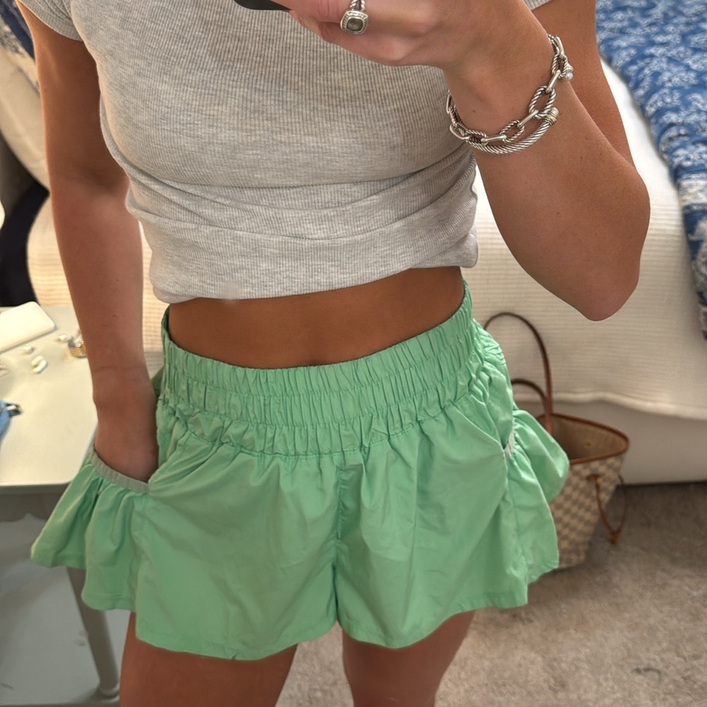 FP Movement by Free People Mint Green Athletic Shorts